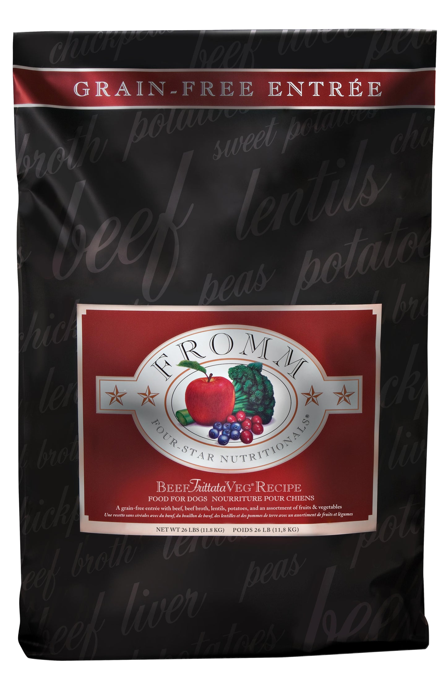 Fromm Four-Star Nutritionals® Beef Frittata Veg® Recipe Food for Dogs