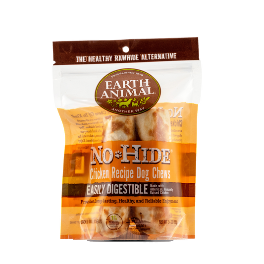 Earth Animal No-Hide Rolls Chicken Recipe Small Dog Chews