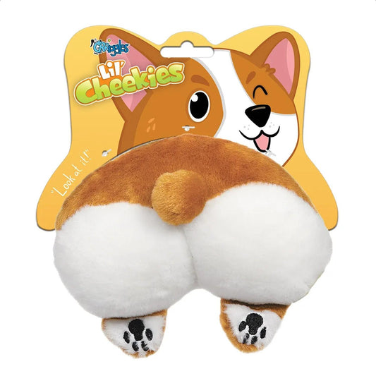 Grriggles Lil' Cheekies Dog Toy - Corgi