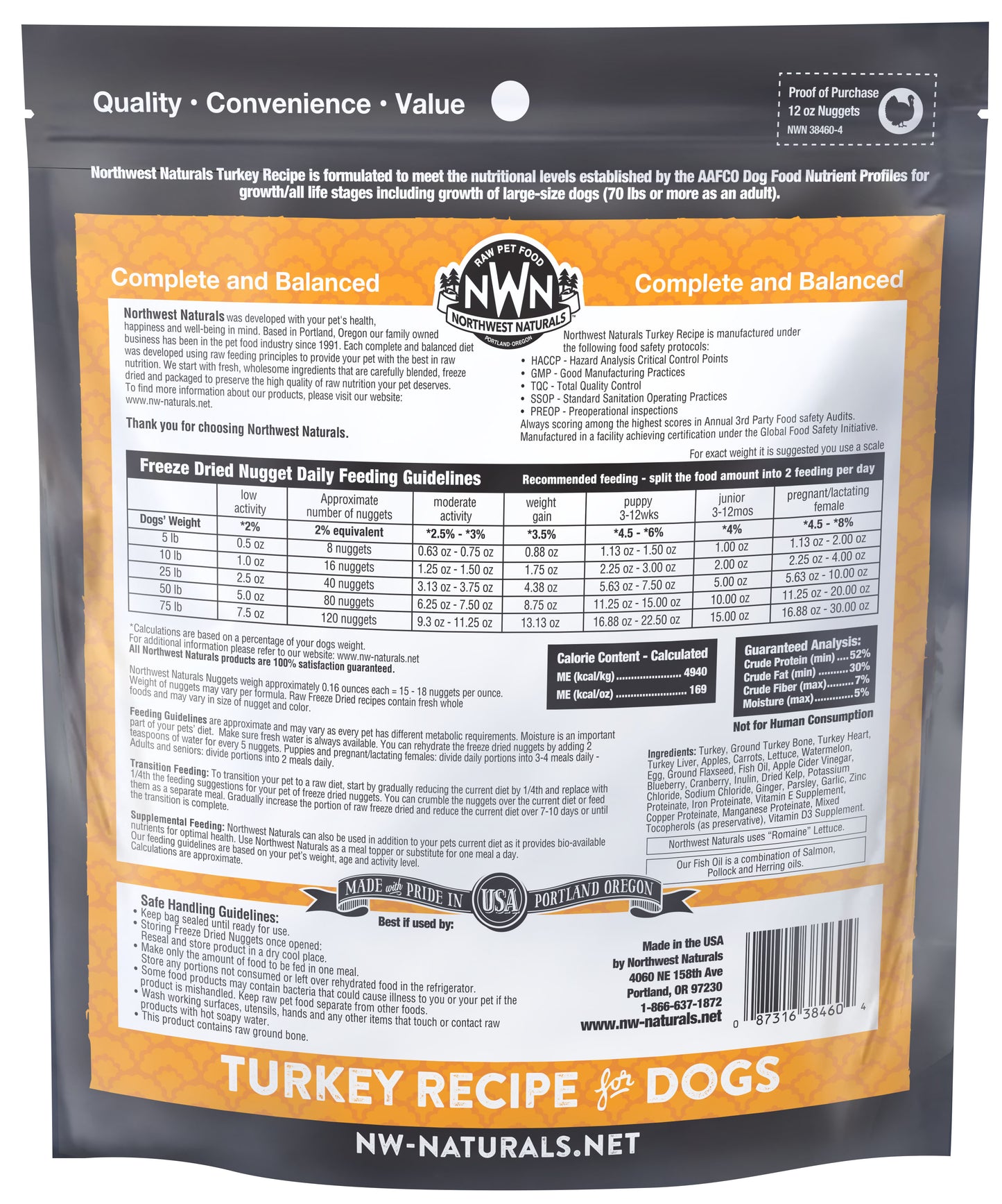 Northwest Naturals Turkey Freeze Dried Nuggets