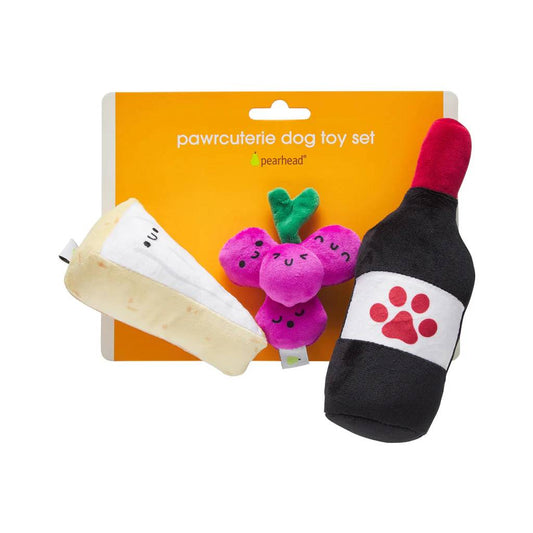 Pearhead Pawrcuterie Board Dog Toy Set