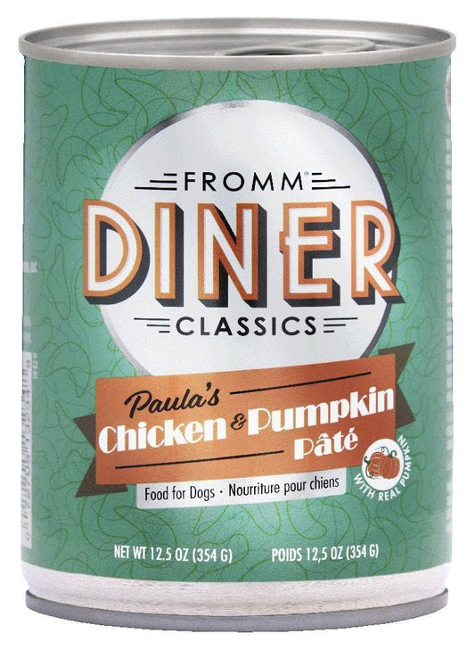 Fromm Diner Classics Paula’s Chicken & Pumpkin Pâ̂té Dog Food