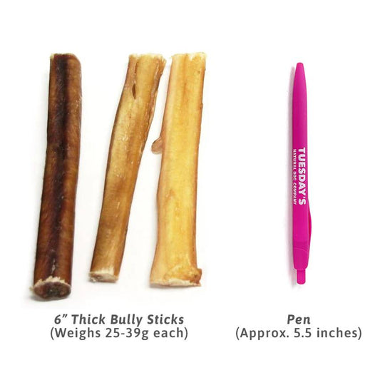 Tuesday's 6 Inch Thick Bully Stick