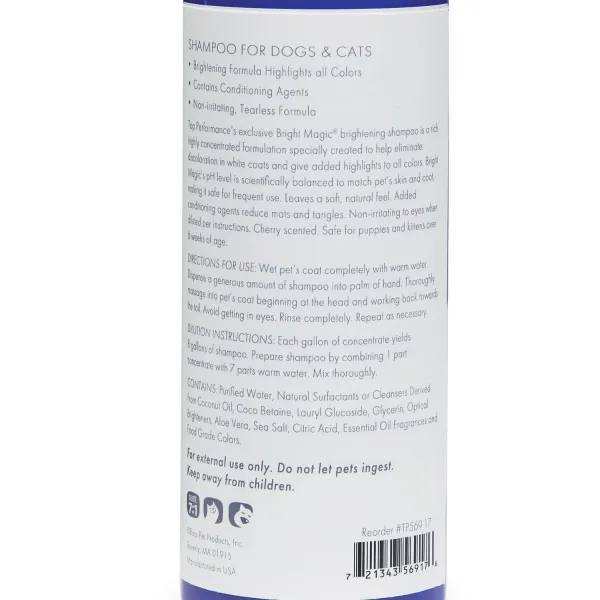Top Performance Bright Magic Dog Grooming Shampoo
