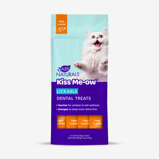 Ark Naturals Kiss Me-ow Lickable Cat Dental Treats 4-pack